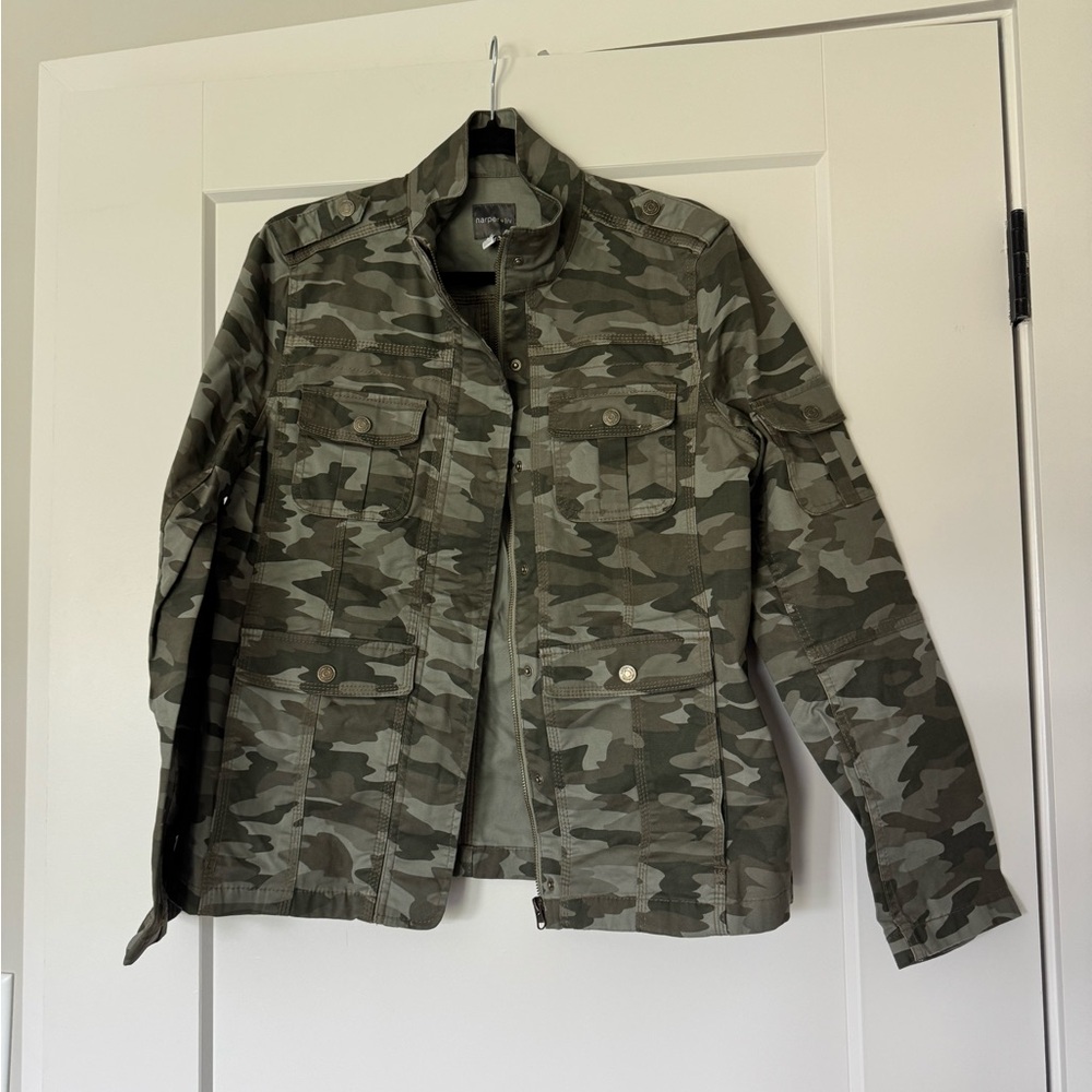 Harper & Liv Women’s Camouflage Utility Jacket Size L